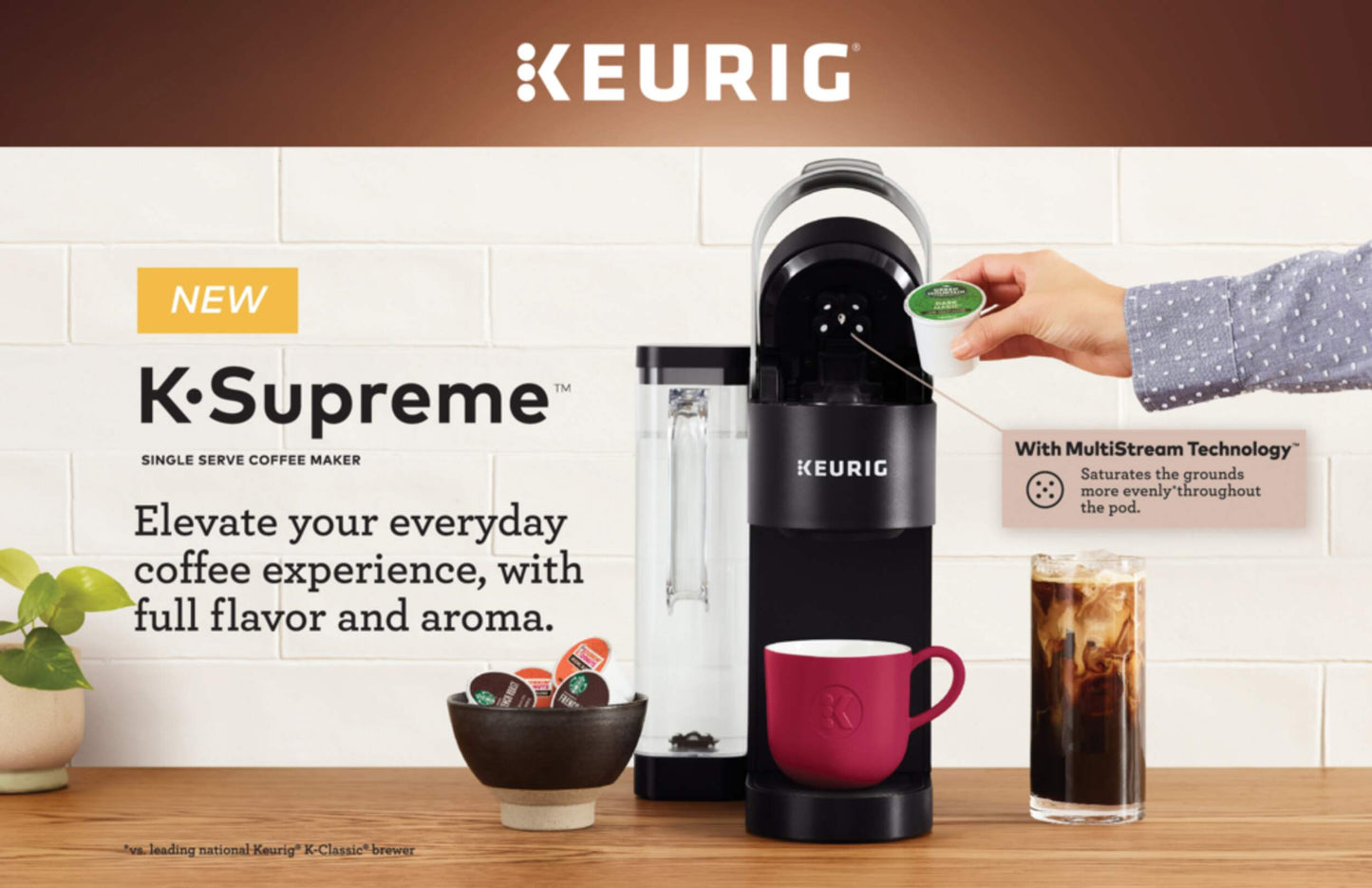 Keurig® K-Supreme® Single Serve Coffee Maker