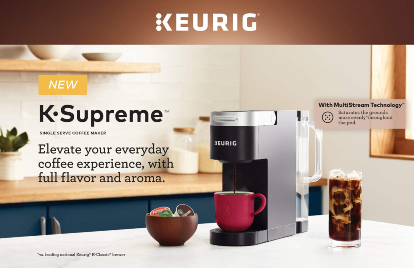 Keurig® K-Supreme® Single Serve Coffee Maker