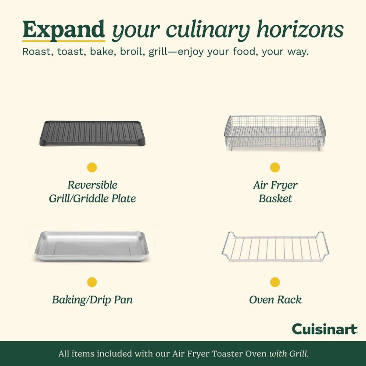 Air Fryer Convection Oven with Grill