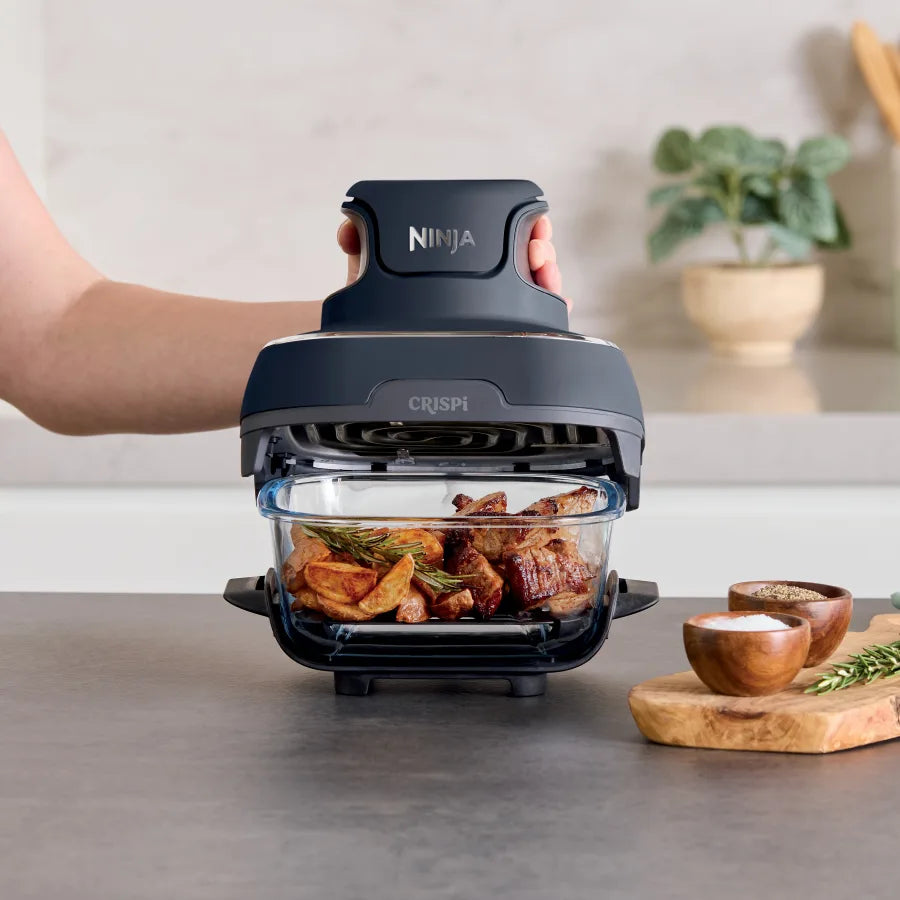 Système de cuisson à air chaud portable Ninja Crispi™ 4 en 1 en verre