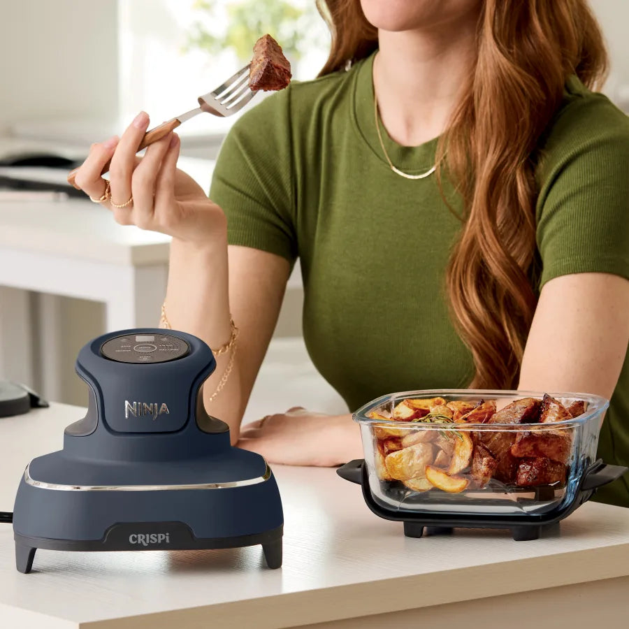 Système de cuisson à air chaud portable Ninja Crispi™ 4 en 1 en verre